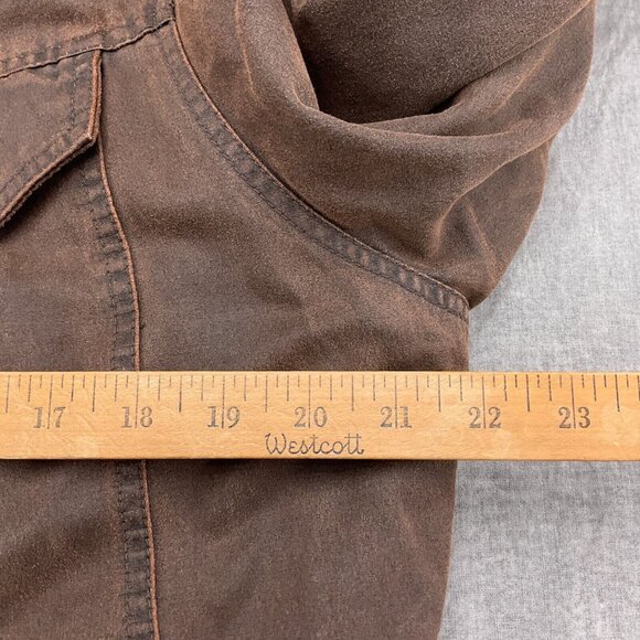 Outback Jacket Women Large Brown Los Mesa Acrylic Southwestern Sherpa Equestrian - Picture 8 of 13